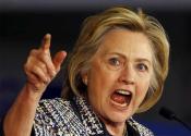 Angry Hillary Clinton