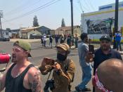 Straight Pride Runs off ANTIFA and Black Lives Matter in Modesto!