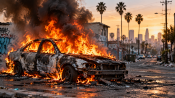 Car on fire